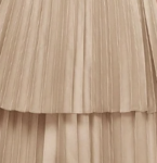 Pleated Champagne Gold